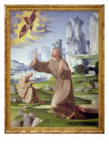 St. Francis Receiving the Stigmata Reproduction procédé giclée par Pietro Francione
