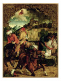 The Conversion of St. Paul, from a Polyptych Depicting Scenes from the Lives of Ss. Peter and Paul Giclee Print by Hans Suess Kulmbach