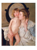Mother and Boy Giclee Print by Mary Cassatt