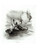 Alphonse de Lamartine reproduction procédé giclée par Victor Jean Adam