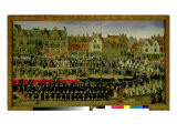Procession of the Maids of the Sablon in Brussels Giclee Print by Antoine Or Anthonis Sallaert