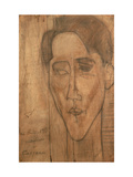 Portrait of Jean Cocteau reproduction procédé giclée par Amedeo Modigliani