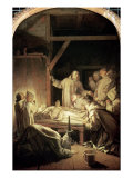 The Death of St. Bruno Giclee Print by Eustache Le Sueur