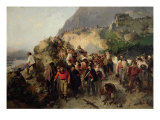 The Injured Garibaldi Giclee Print by Gerolamo, Induno