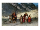 In the Mountains, 1870s Giclee-trykk av Leon Joseph Florentin Bonnat