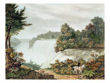 Niagara Falls, from Goat Island Giclee Print by William James Bennett