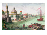 View of Quebec reproduction procédé giclée par Franz Xavier Habermann