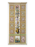 Panel from the Raphael Loggia at the Vatican, Engraved by Ioannes Volpato, c.1770 Giclee Print by Ludovicus Tesio Taurinensis