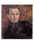 Portrait of the Artist Alexander Rodchenko Giclee Print by Nikolai Afanasyevich Russakov