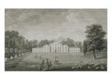 View of the Palace at Kew from the Lawn, Engraved by William Woollett Giclee Print by John Joshua Kirby