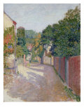 Village Lane reproduction procédé giclée par Spencer Frederick Gore
