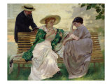 The Chat Giclee-trykk av Rupert Charles Wolston Bunny