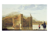 Ubbergen Castle, c.1655 reproduction procédé giclée par Aelbert Cuyp
