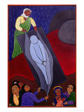 Jesus is Laid in the Tomb, No. 14 in 14 Stations of the Cross Series, 2002 Giclee Print by Laura James
