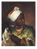 Young Negro with a Bow, c.1697 Giclee Print by Hyacinthe Rigaud