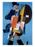 The Musician, 1921 Giclee Print by Ivan Albertovvitsch Puni