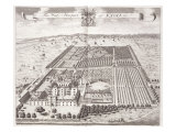 The West Prospect of Knole, Thirty Six Different Views of Noblemen and Gentlemen's Seats reproduction procédé giclée par Thomas Badeslade