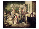 The Arrival of the Wetnurses Giclee Print by Etienne Jeaurat