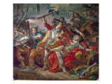 The Murder of Etienne Marcel Giclee-trykk av Jean-simon Berthelemy The Murder of Etienne Marcel Giclee-trykk av Jean-simon Berthelemy