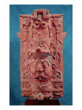 Toniatuh, the Sun God, from the Temple of Cross, Palenque, Maya Classic Period, 5th-10th Century Giclee Print by Mayan 