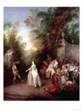 Feast Giclee Print by Nicolas Lancret