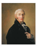 Portrait of Nikolay Mikhaylovich Karamzin Giclee Print by Giovan Battista Ortolani-damon