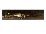 Still Life with a Hare, 1863 Giclee-trykk av Francois Bonvin