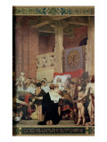 The Death of St. Genevieve Giclee Print by Jean Paul Laurens