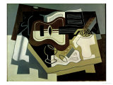 Guitar and Clarinet, 1920 reproduction procédé giclée par Juan Gris