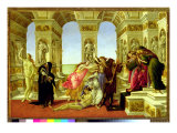 Calumny of Apelles, 1497-98 Giclee Print by Sandro Botticelli