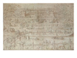 Festival at the Chateau D'Anet Giclee Print by Antoine Caron