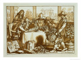 Botanists Examining Plants Giclee Print by Gerbrandt Van Den Eeckhout