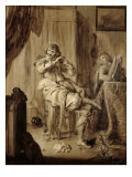 Gentleman at His Toilet, 1660 Giclee Print by Adriaen Pietersz. Van De Venne