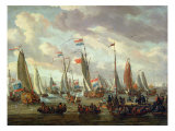 Tsar Peter I Giclee Print by Abraham Storck