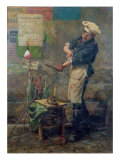 Rat Seller During the Siege of Paris, 1870 Giclee Print by Narcisse Chaillou