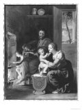 Holy Family, After 1650 Giclee Print by Jacques Stella