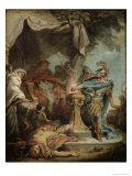 Mucius Scaevola Before Porsenna Giclee Print by Francois Boucher