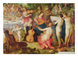 The Banquet of the Gods reproduction procédé giclée par Hendrik van the Elder Balen