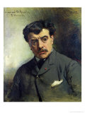 Portrait of Alexander Falguiere Giclee Print by Leon Joseph Florentin Bonnat