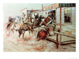In Without Knocking Giclee Print by Charles Marion Russell