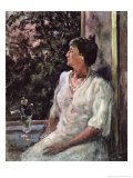 Portrait of Anna Akhmatova, c.1939 Giclee Print by Alexander Alexandrovich Osmiorkin
