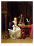 Breakfast, c.1600 Lámina giclée por Gabriel Metsu