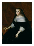 Portrait of Anne of Austria Giclee-trykk av Charles Beaubrun Portrait of Anne of Austria Giclee-trykk av Charles Beaubrun