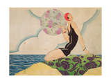 Bather, c.1925 reproduction procédé giclée par René Vincent