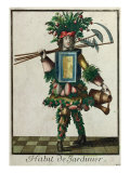 The Gardener's Costume Giclee Print by Bonnart 