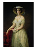 Empress Eugenie Giclee Print by Claude-Marie Dubufe