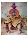 Buffalo Bull, 1835 Lámina giclée por George Catlin
