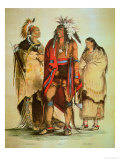 North American Indians Impressão giclée por George Catlin North American Indians Impressão giclée por George Catlin
