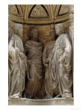 I Quattro Coronati, from the Niche of the Stonemasons' and Carpenters' Guild, c.1415 Reproduction procédé giclée par Nanni di Banco 