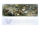 Water-Lillies and Water Fairies Lámina giclée por Richard Doyle